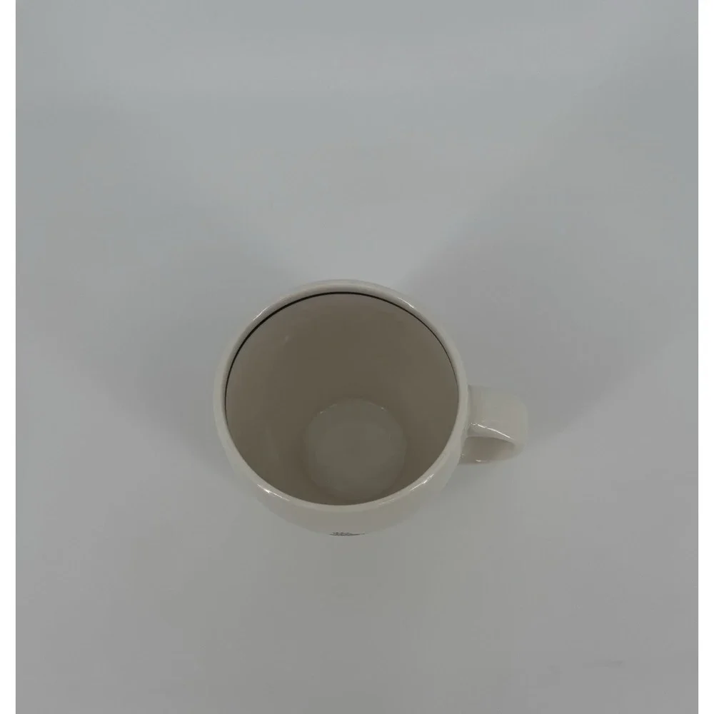 Starbucks Barista 2003 White Blue Abbey Coffee Tea 12oz Mug Cup New No Tags